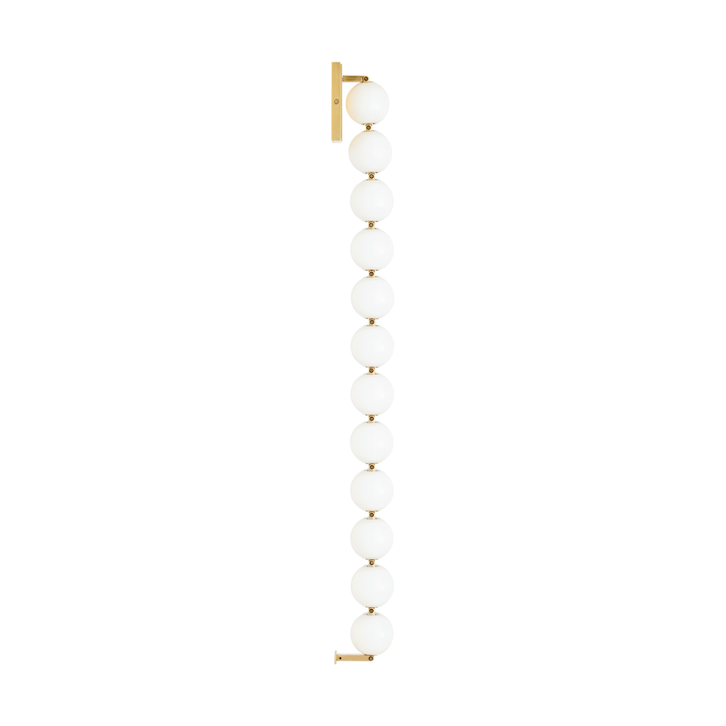 Perle 40 Sconce Natural Brass 2700K 90 CRI