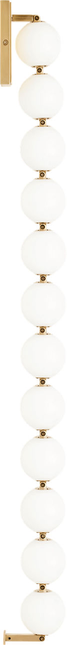 Perle 40 Sconce Natural Brass 3000K 90 CRI