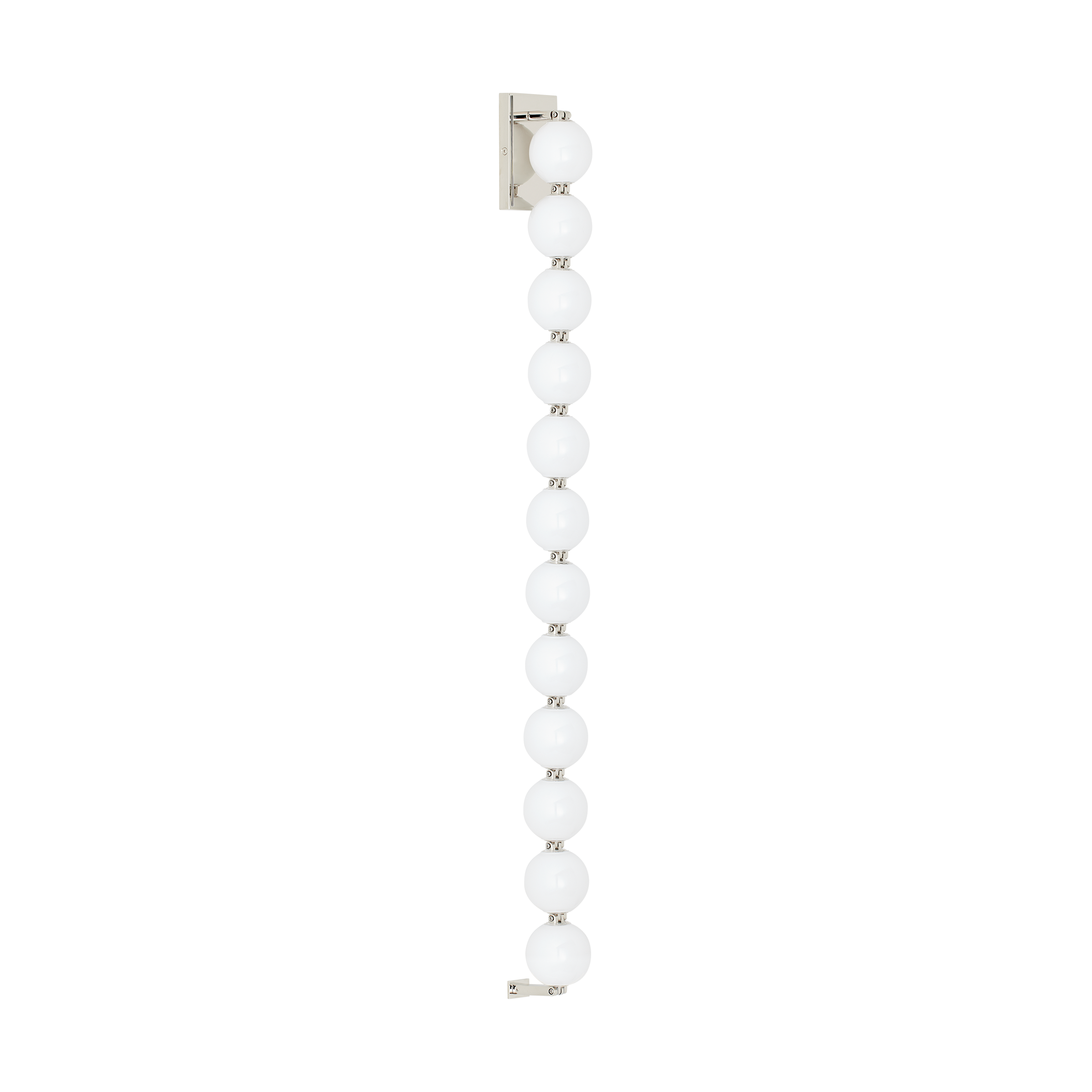 Perle 40 Sconce Polished Nickel 2700K 90 CRI