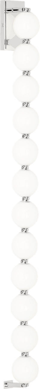 Perle 40 Sconce Polished Nickel 2700K 90 CRI