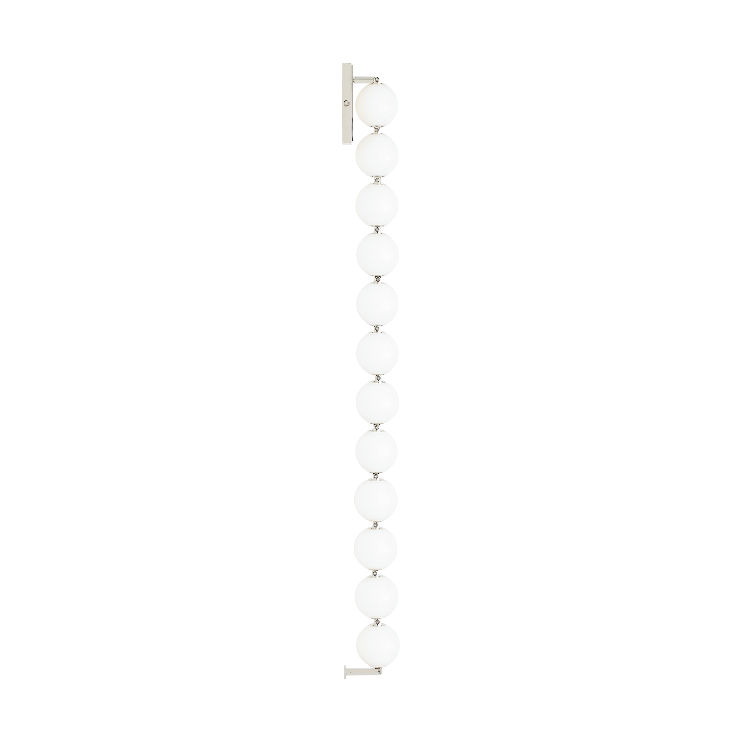 Perle 40 Sconce Polished Nickel 2700K 90 CRI