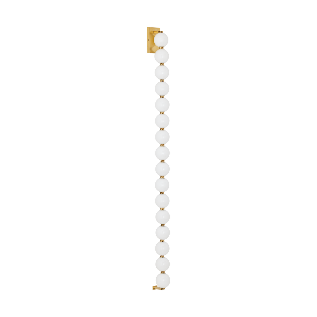 Perle 53 Sconce Natural Brass 2700K 90 CRI