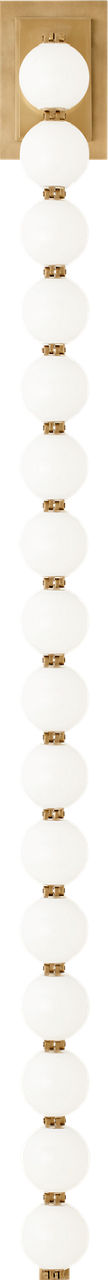 Perle 53 Sconce Natural Brass 2700K 90 CRI