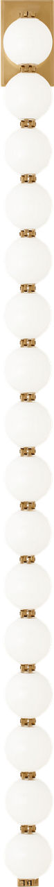 Perle 53 Sconce Natural Brass 2700K 90 CRI