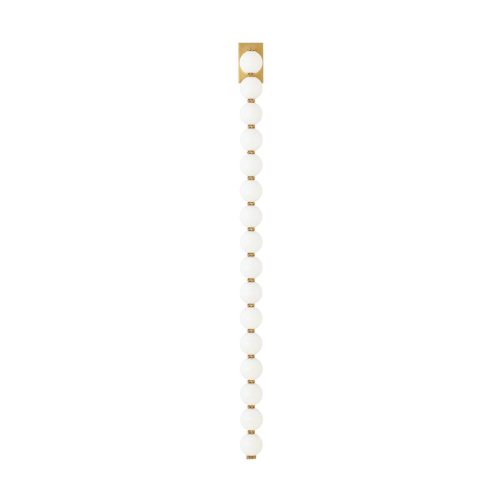 Perle 53 Sconce Natural Brass 2700K 90 CRI