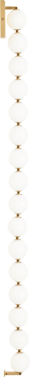 Perle 53 Sconce Natural Brass 2700K 90 CRI