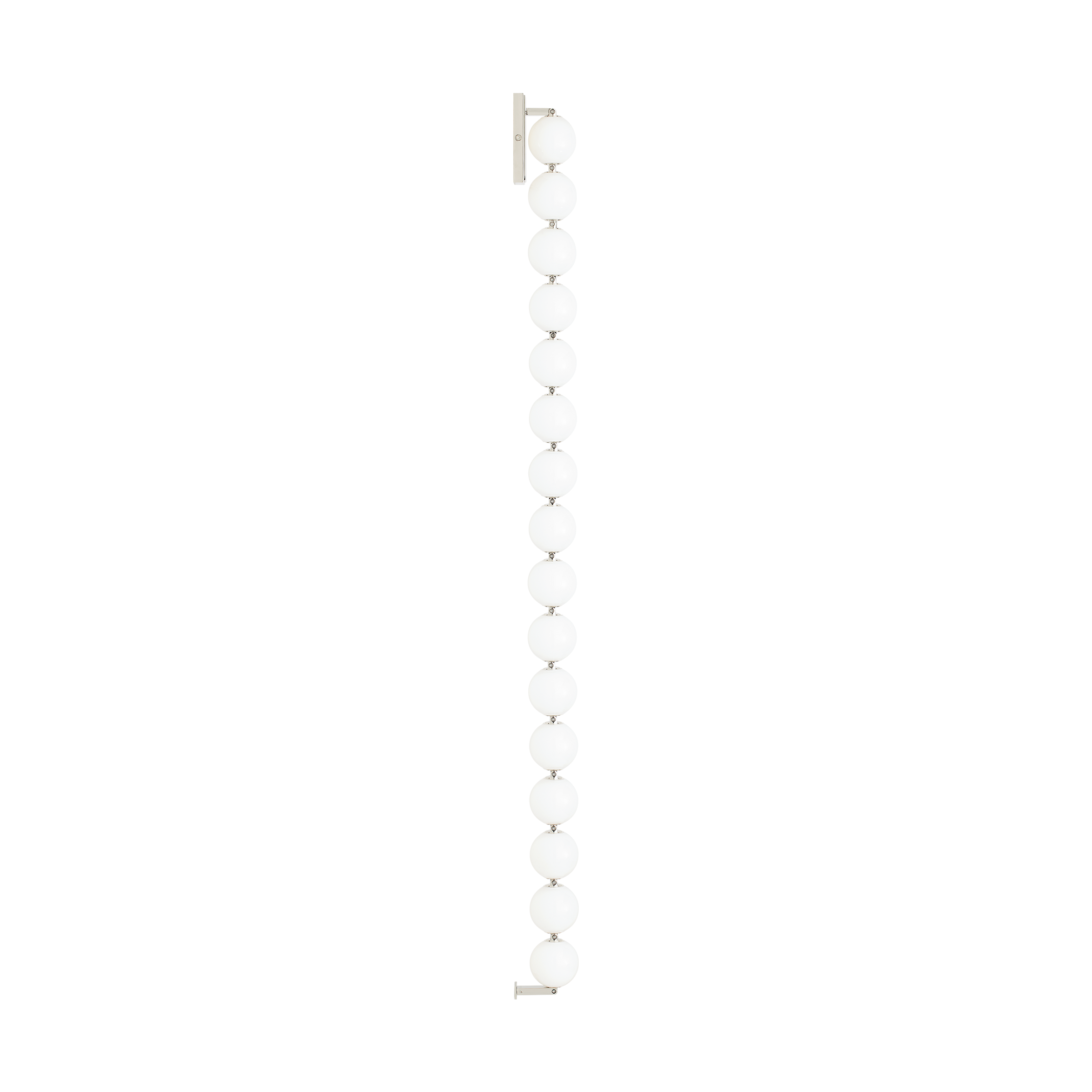 Perle 53 Sconce polished nickel 2700K 90 CRI