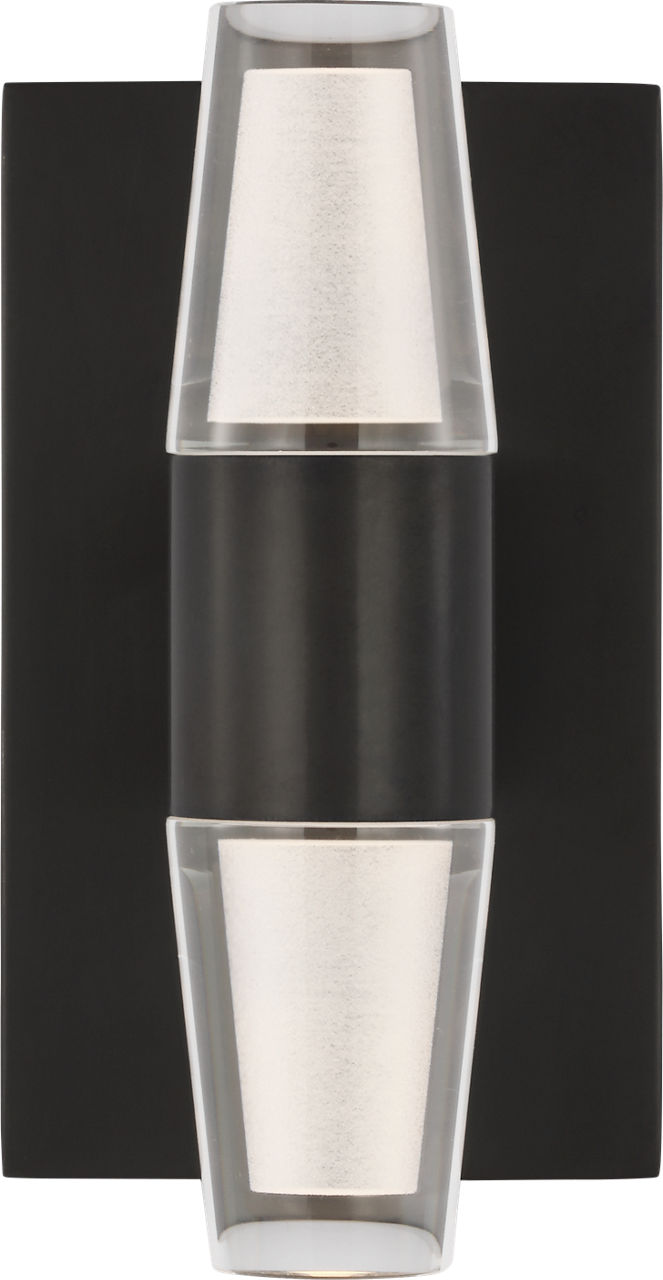 Lassell Single Short Sconce | Dark Bronze 2700K 120V
