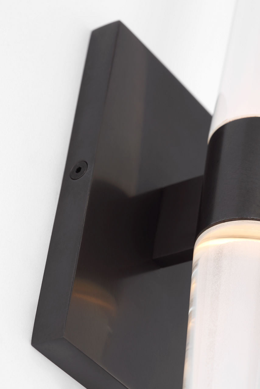 Lassell Single Tall Sconce | Dark Bronze 2700K 277V