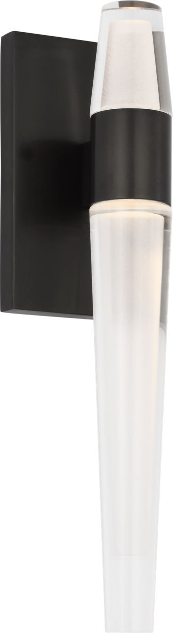 Lassell Single Sconce | Dark Bronze 2700K 120V