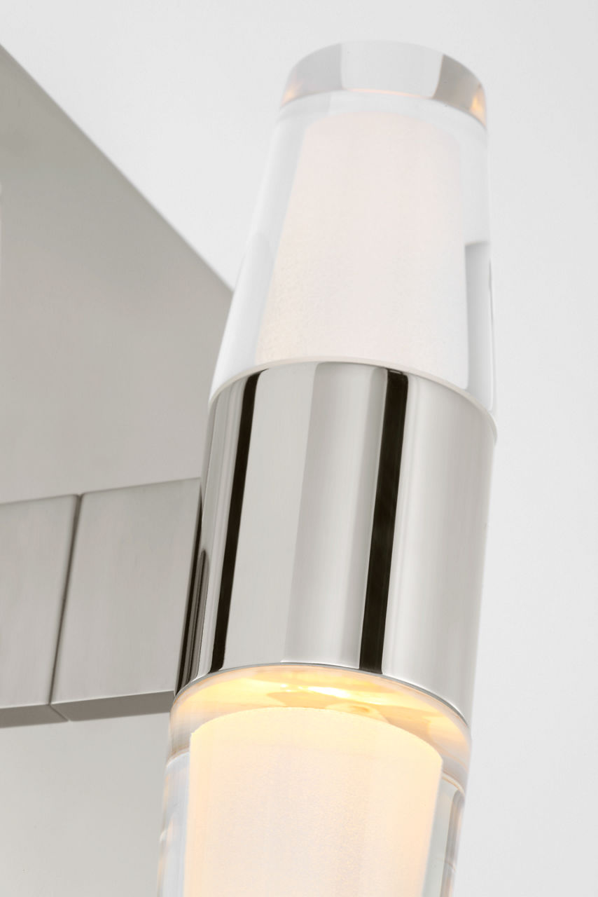 Lassell Single Sconce | Polished Nickel 2700K 120V