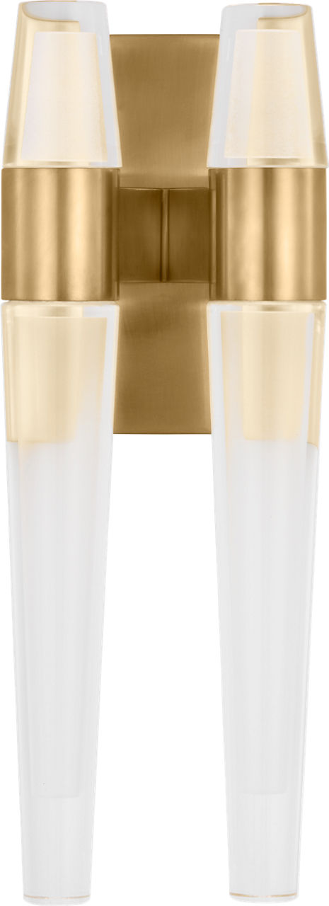 Lassell Double Sconce | Natural Brass 2700K 120V