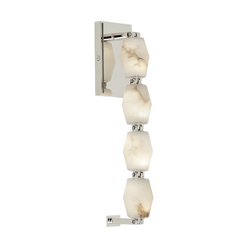 Collier Alabaster 15 Sconce | Polished Nickel 2700K