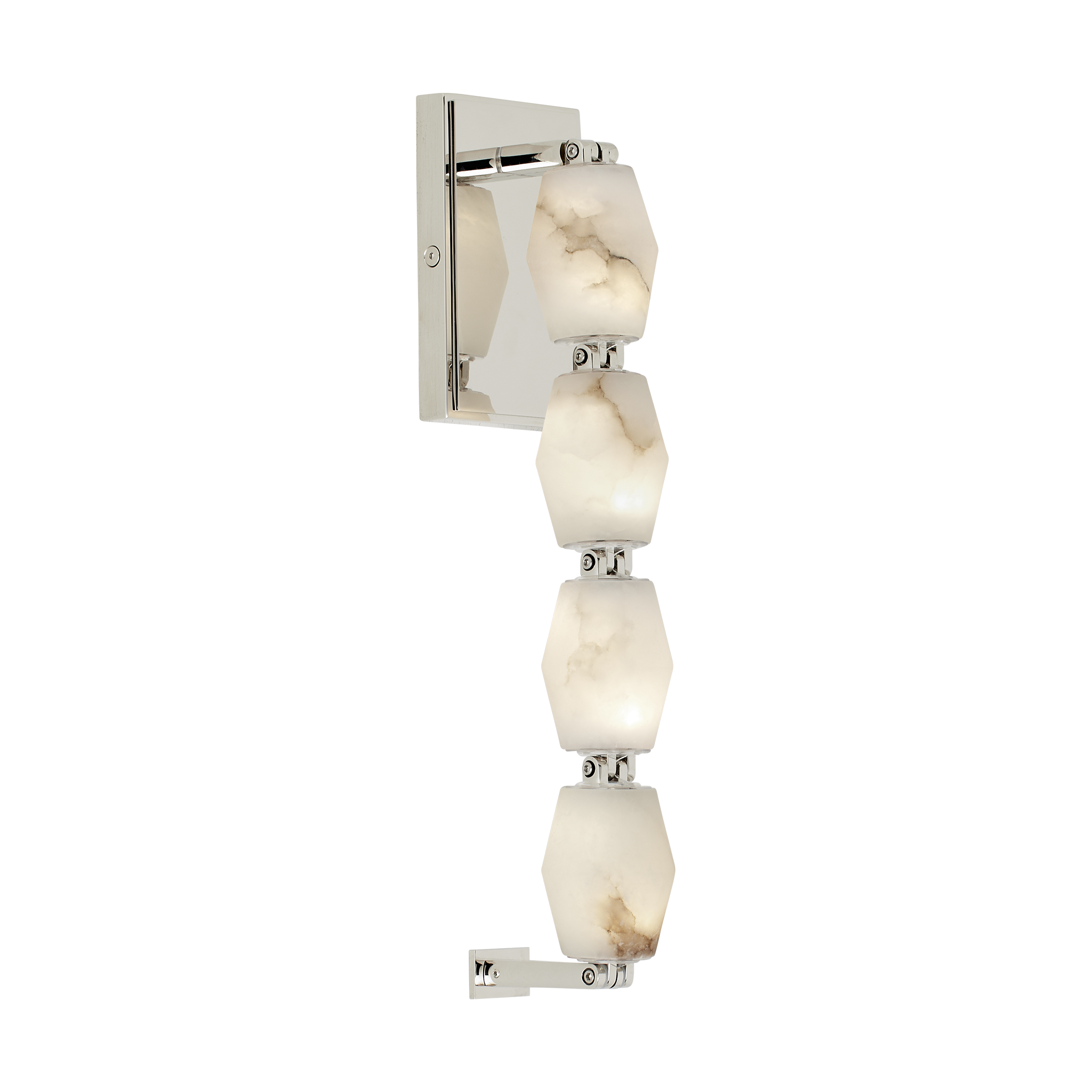 Collier Alabaster 15 Sconce | Polished Nickel 2700K
