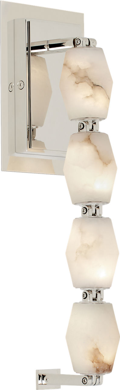 Collier Alabaster 15 Sconce | Polished Nickel 2700K