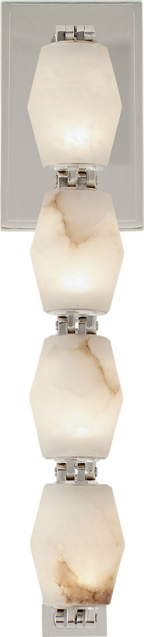 Collier Alabaster 15 Sconce | Polished Nickel 2700K