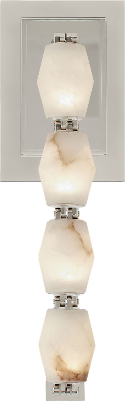 Collier Alabaster 15 Sconce | Polished Nickel 2700K