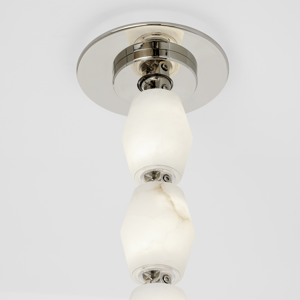 Collier Alabaster 28 Sconce | Polished Nickel 2700K