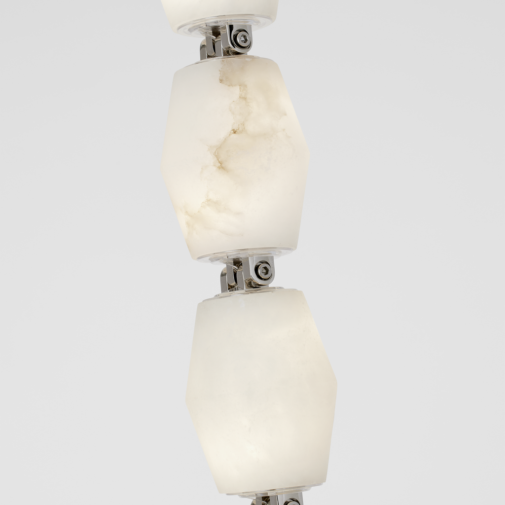 Collier Alabaster 28 Sconce | Polished Nickel 2700K