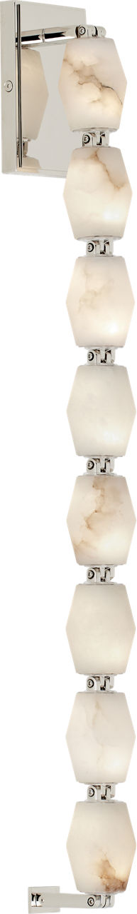 Collier Alabaster 28 Sconce | Polished Nickel 2700K
