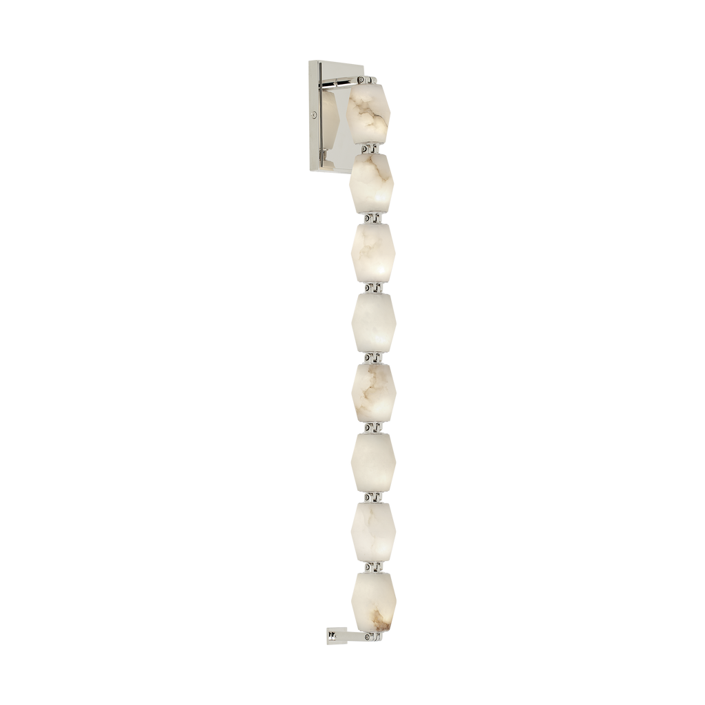 Collier Alabaster 28 Sconce | Polished Nickel 2700K