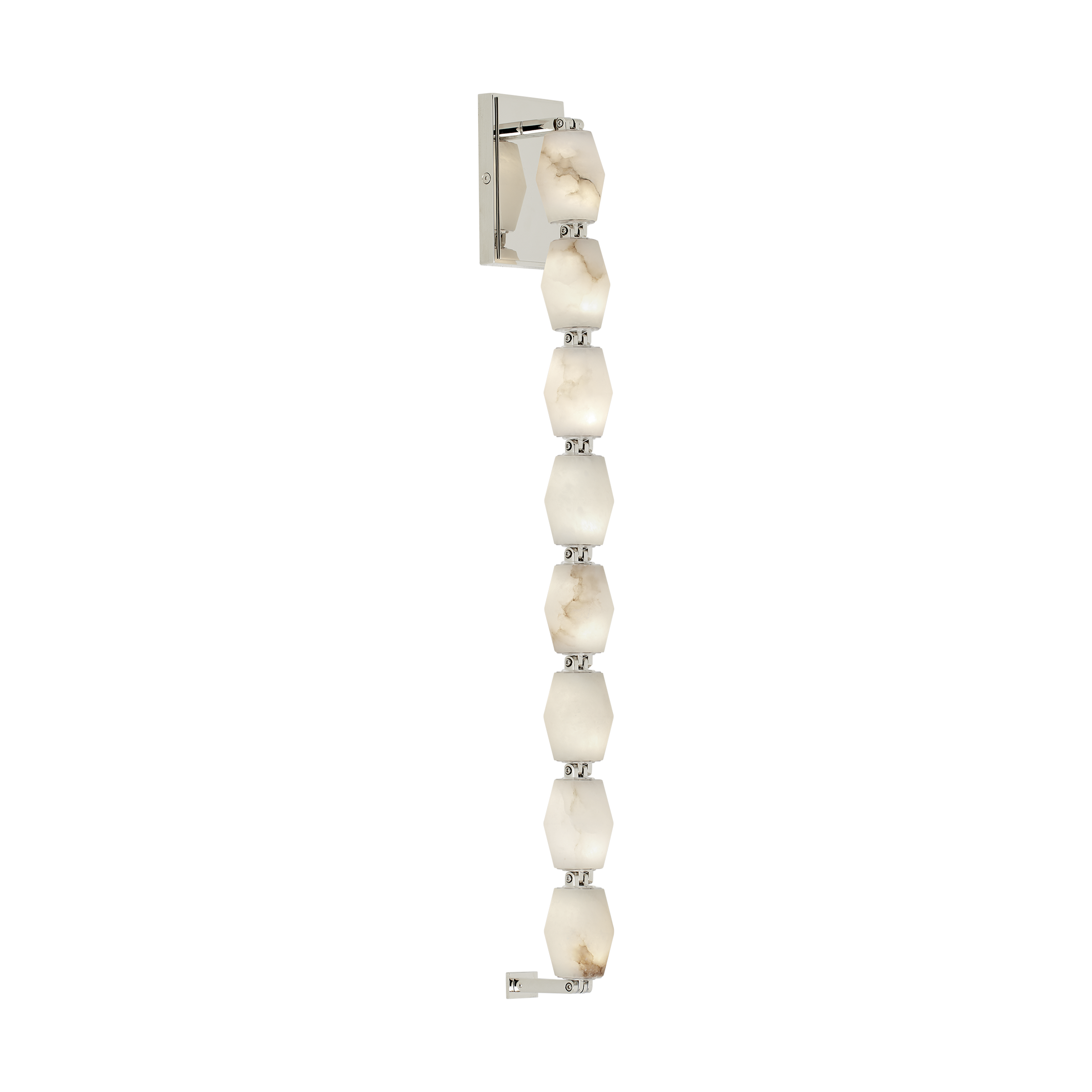 Collier Alabaster 28 Sconce | Polished Nickel 2700K