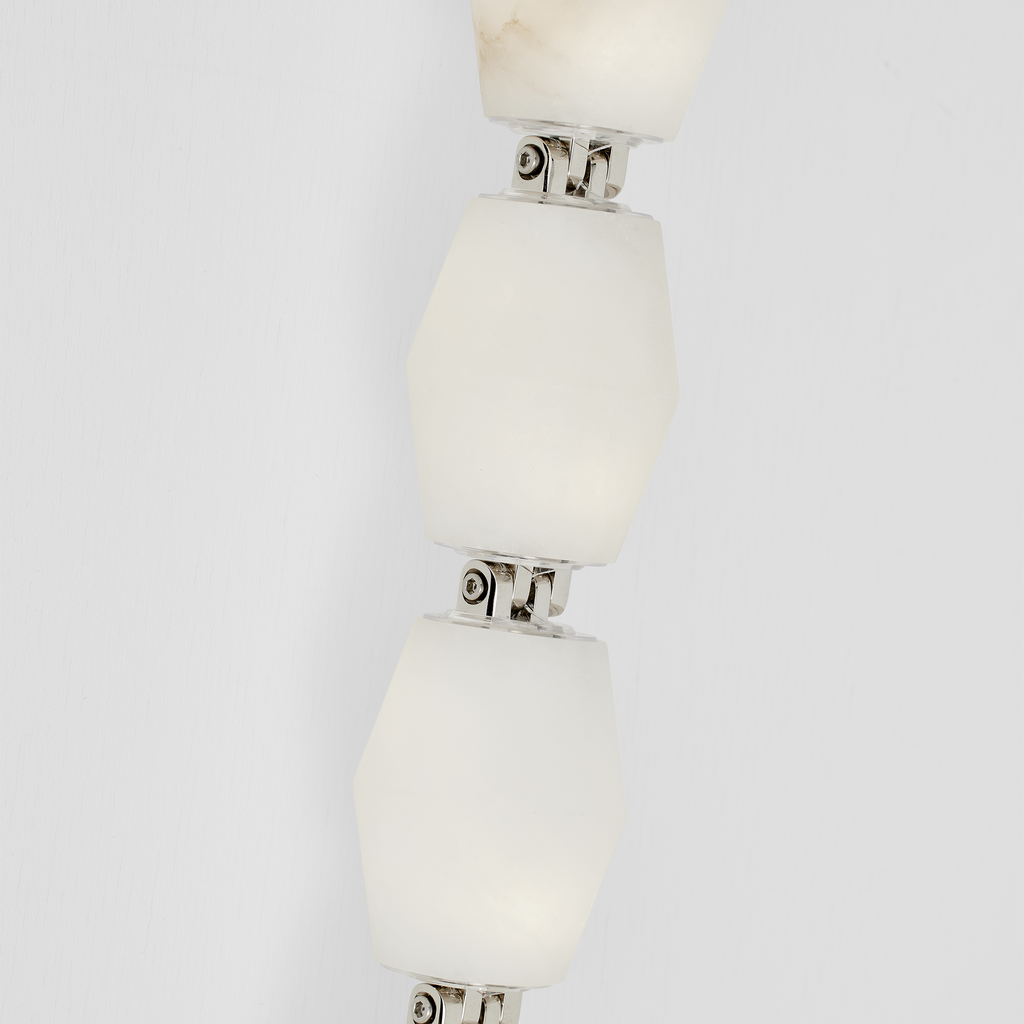 Collier Alabaster 28 Sconce | Polished Nickel 2700K