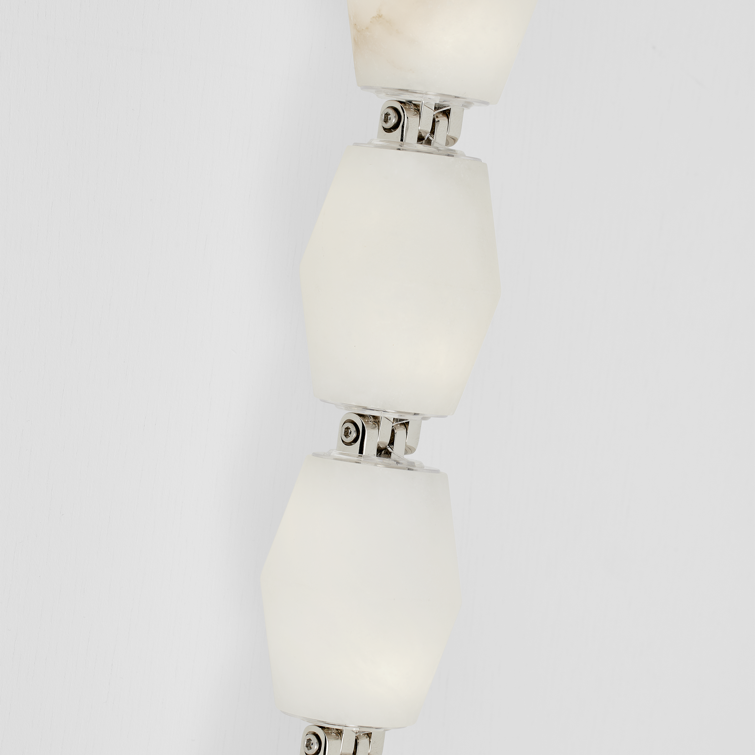 Collier Alabaster 28 Sconce | Polished Nickel 2700K