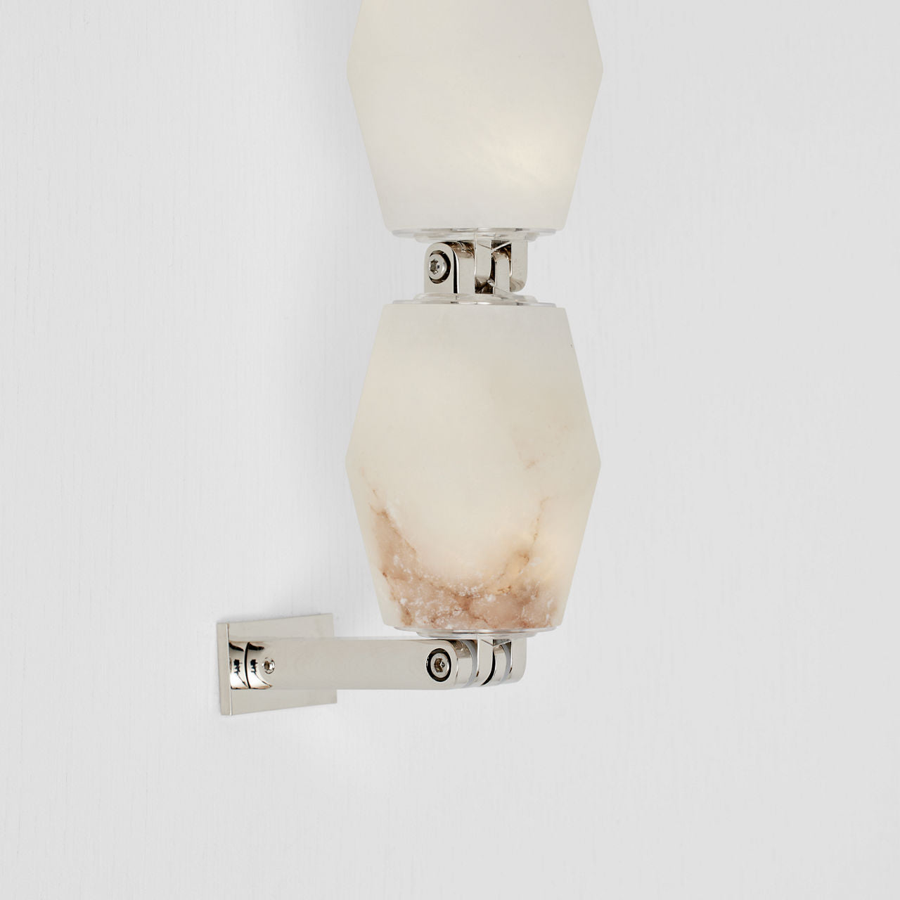 Collier Alabaster 28 Sconce | Polished Nickel 2700K