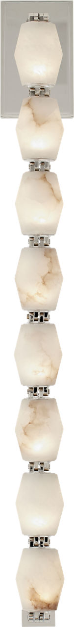 Collier Alabaster 28 Sconce | Polished Nickel 2700K