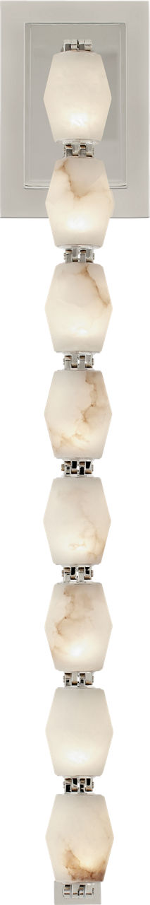 Collier Alabaster 28 Sconce | Polished Nickel 2700K