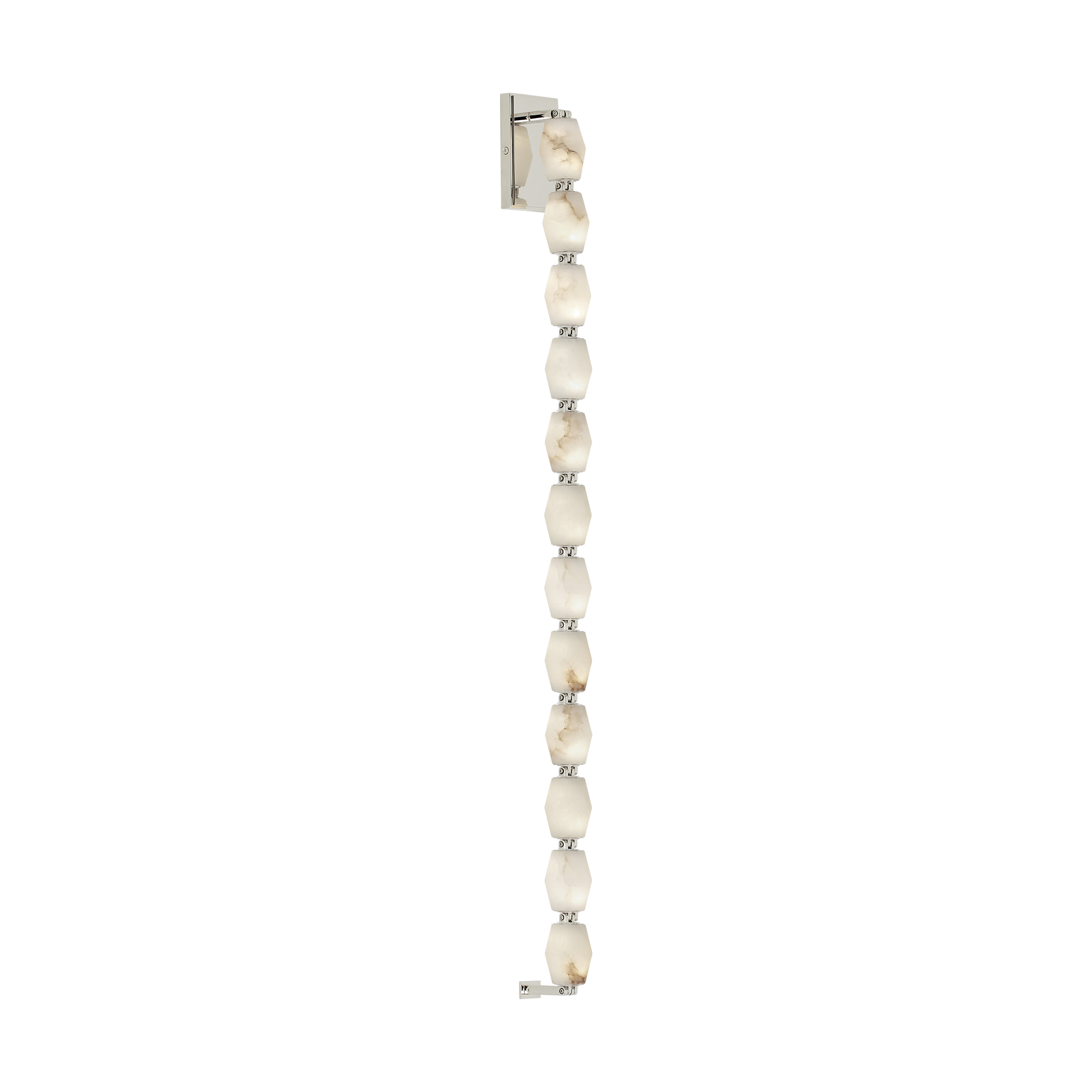 Collier Alabaster 40 Sconce | Polished Nickel 2700K