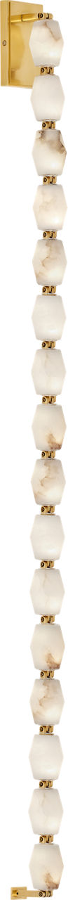 Collier Alabaster 53 Sconce | Hand-Rubbed Antique Brass 2700K