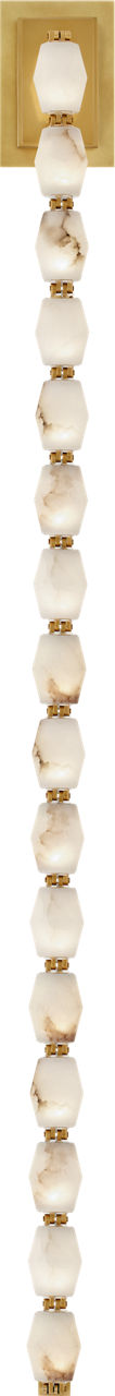 Collier Alabaster 53 Sconce | Hand-Rubbed Antique Brass 2700K
