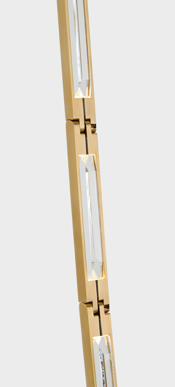 Catena 57 Sconce hand rubbed antique brass 2700K 90 CRI