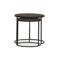 Lavastone Nesting Tables - Black Lavastone