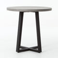 Cyrus Outdoor Round Dining Table - Light Grey