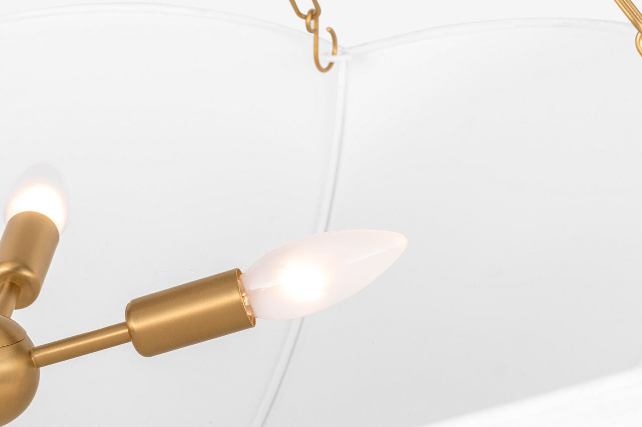 Stassi Medium Chandelier Burnished Brass