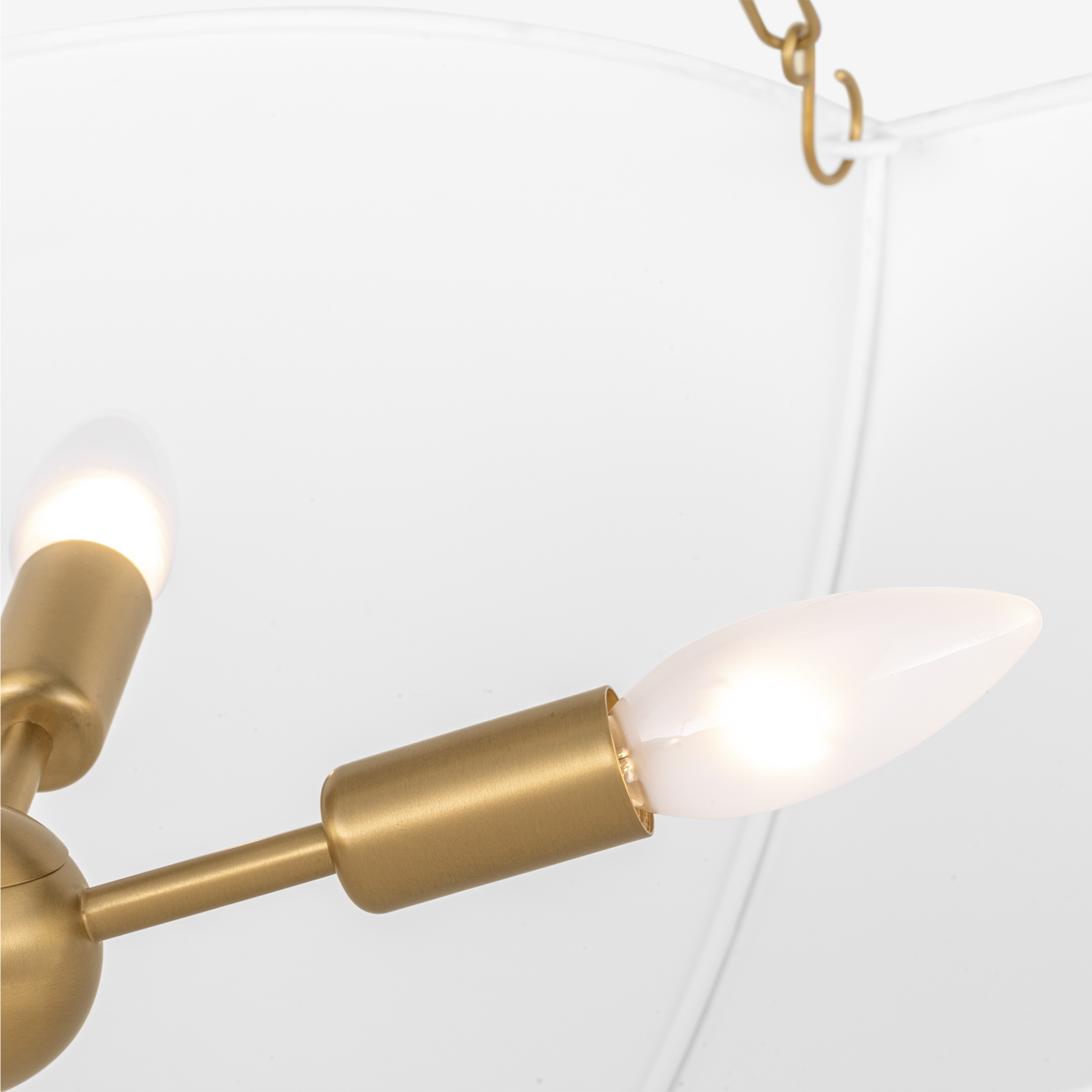 Stassi Medium Chandelier Burnished Brass