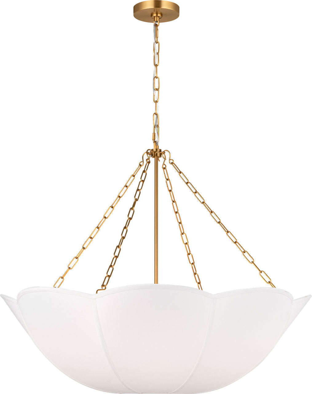Stassi Medium Chandelier Burnished Brass