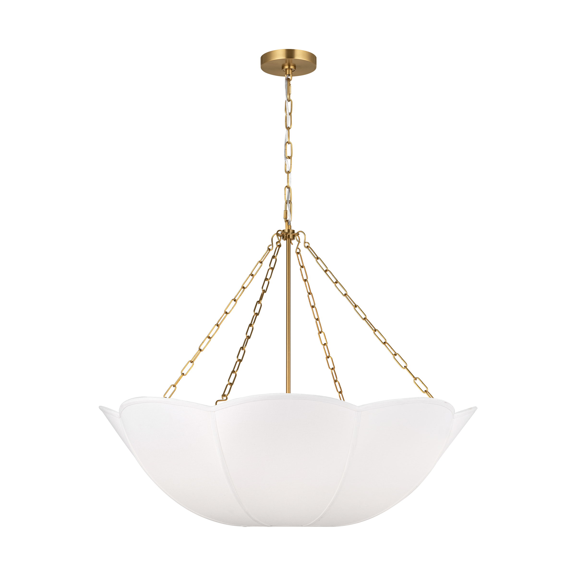 Stassi Medium Chandelier Burnished Brass