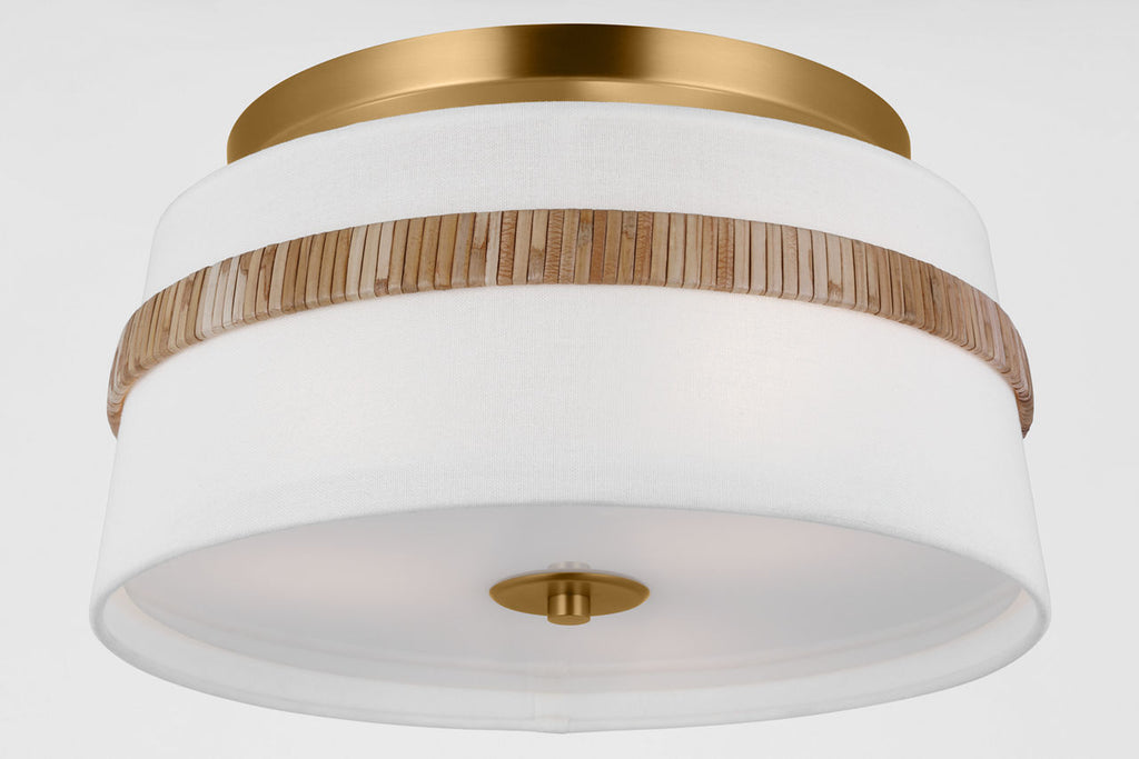 Cordtlandt Small Semi-Flush Mount Rattan