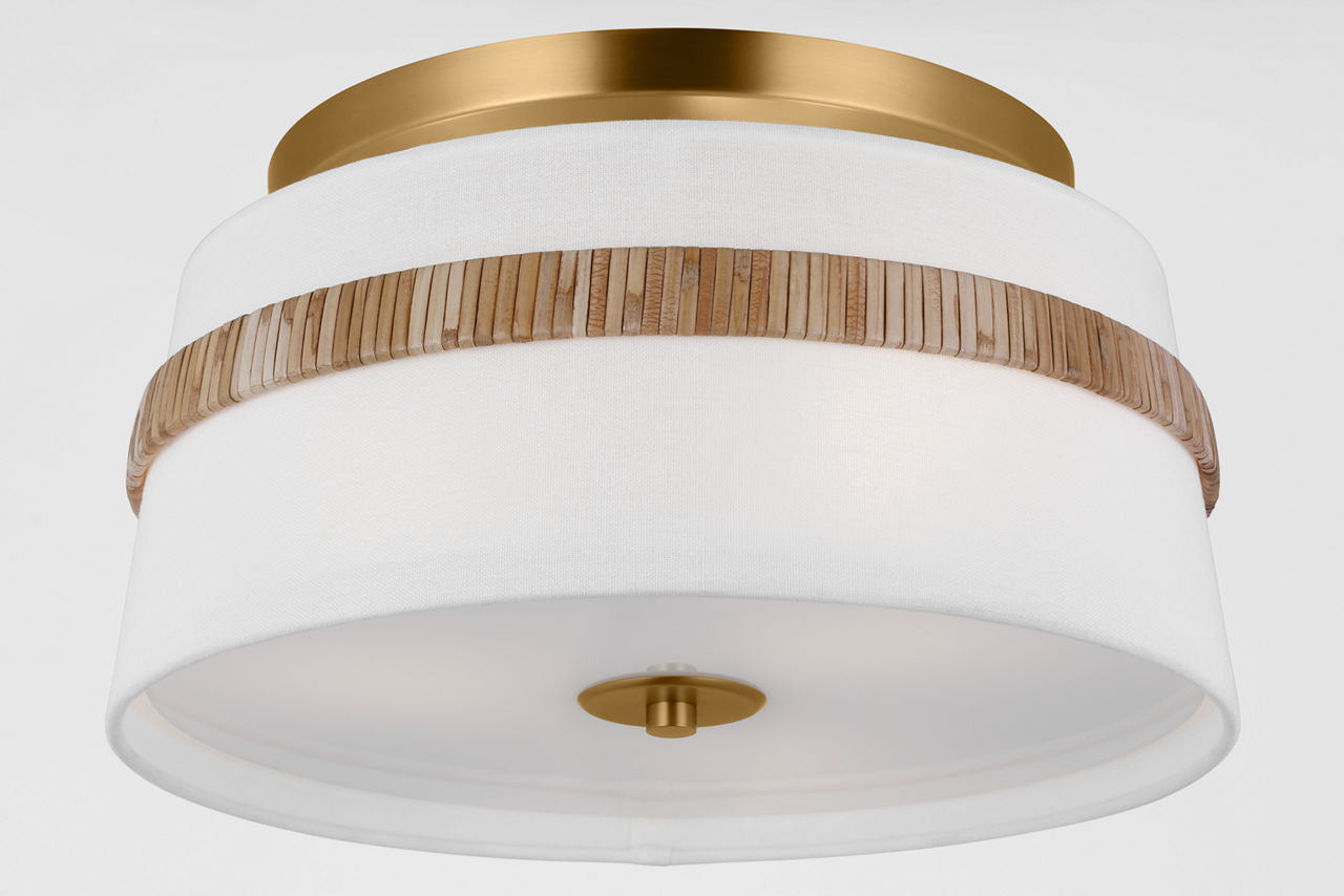 Cordtlandt Small Semi-Flush Mount Rattan