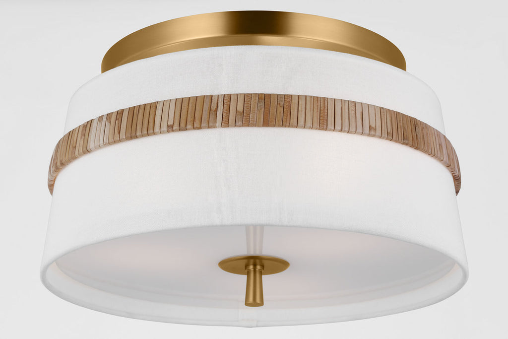 Cordtlandt Small Semi-Flush Mount Rattan