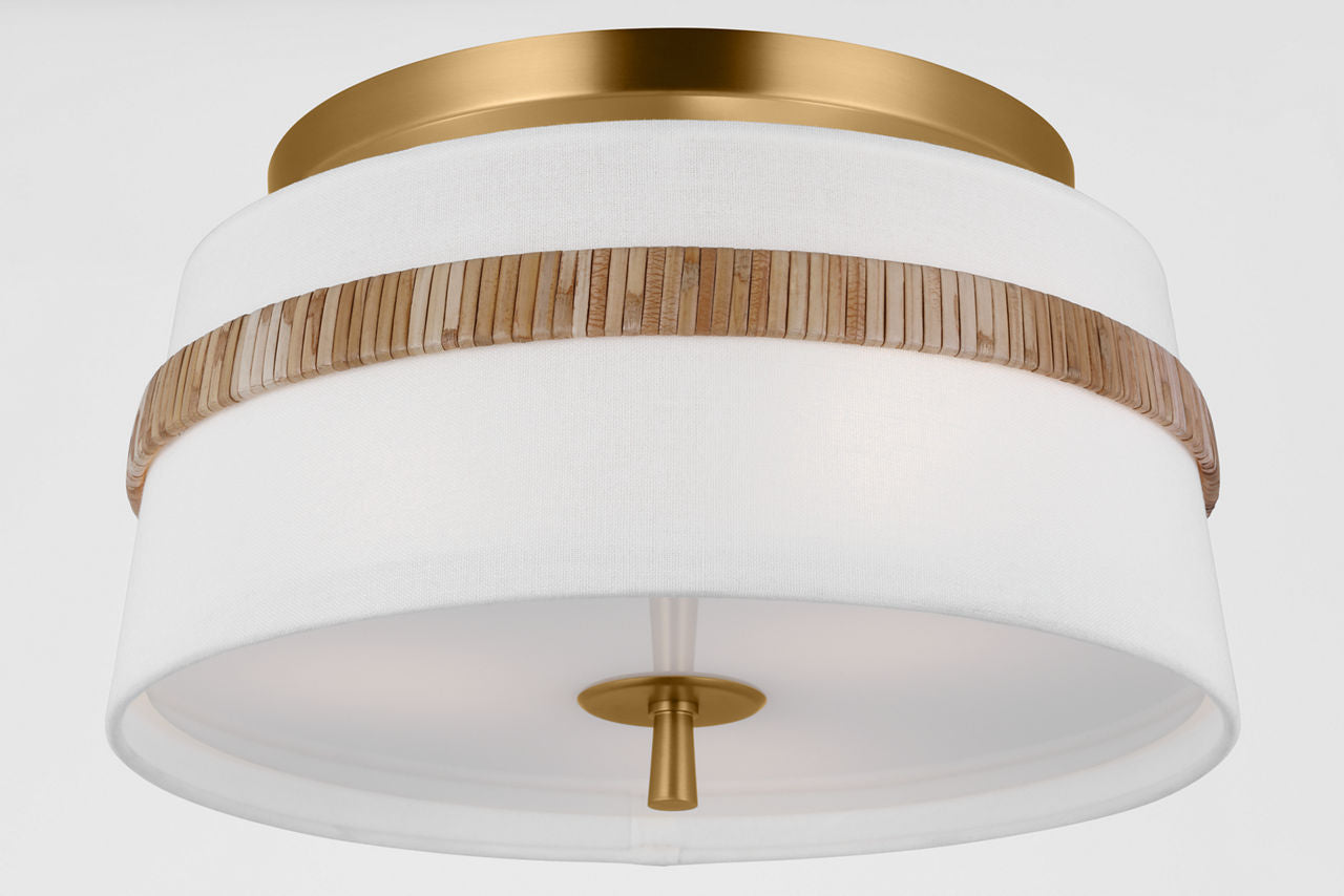 Cordtlandt Small Semi-Flush Mount Rattan