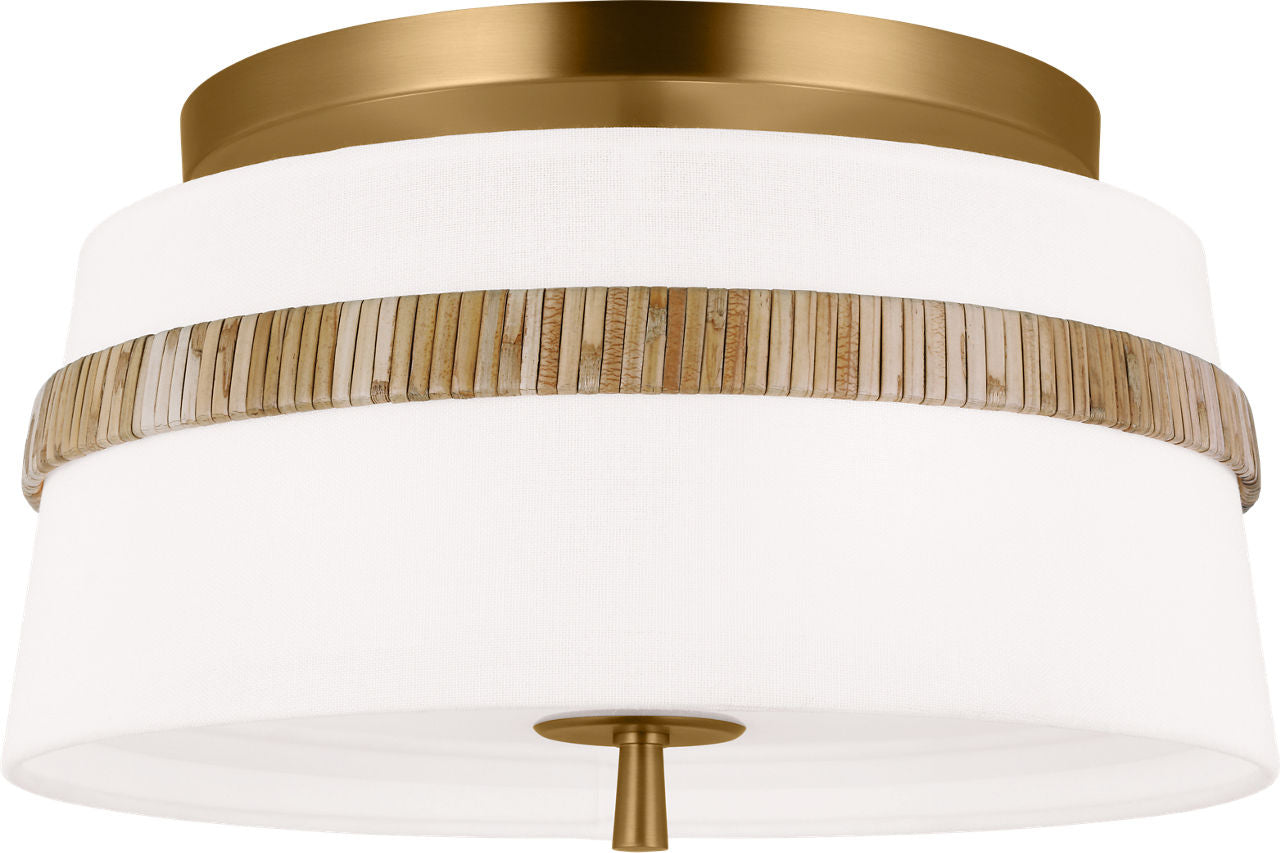 Cordtlandt Small Semi-Flush Mount Rattan