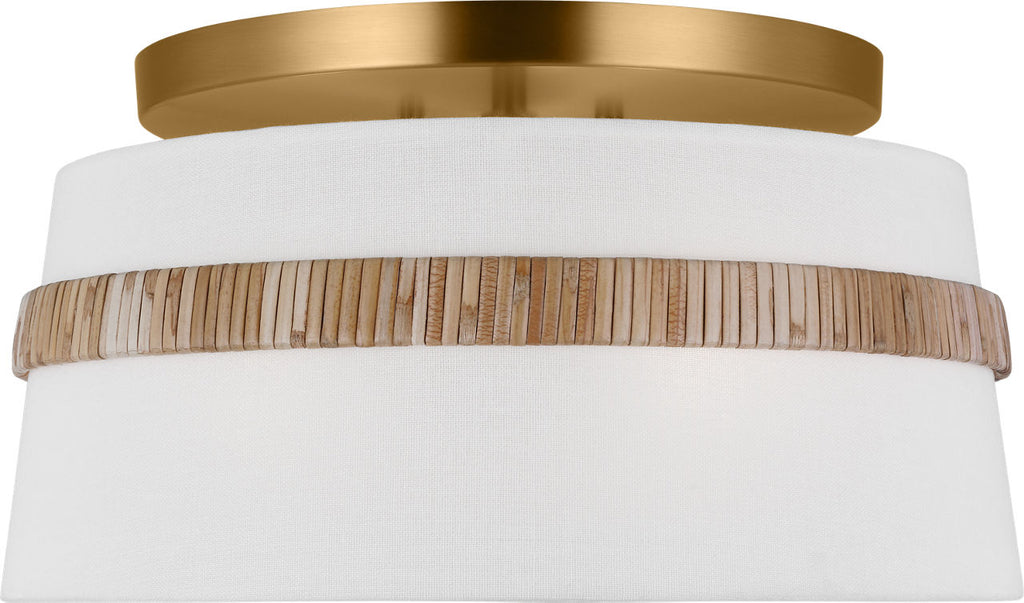 Cordtlandt Small Semi-Flush Mount Rattan