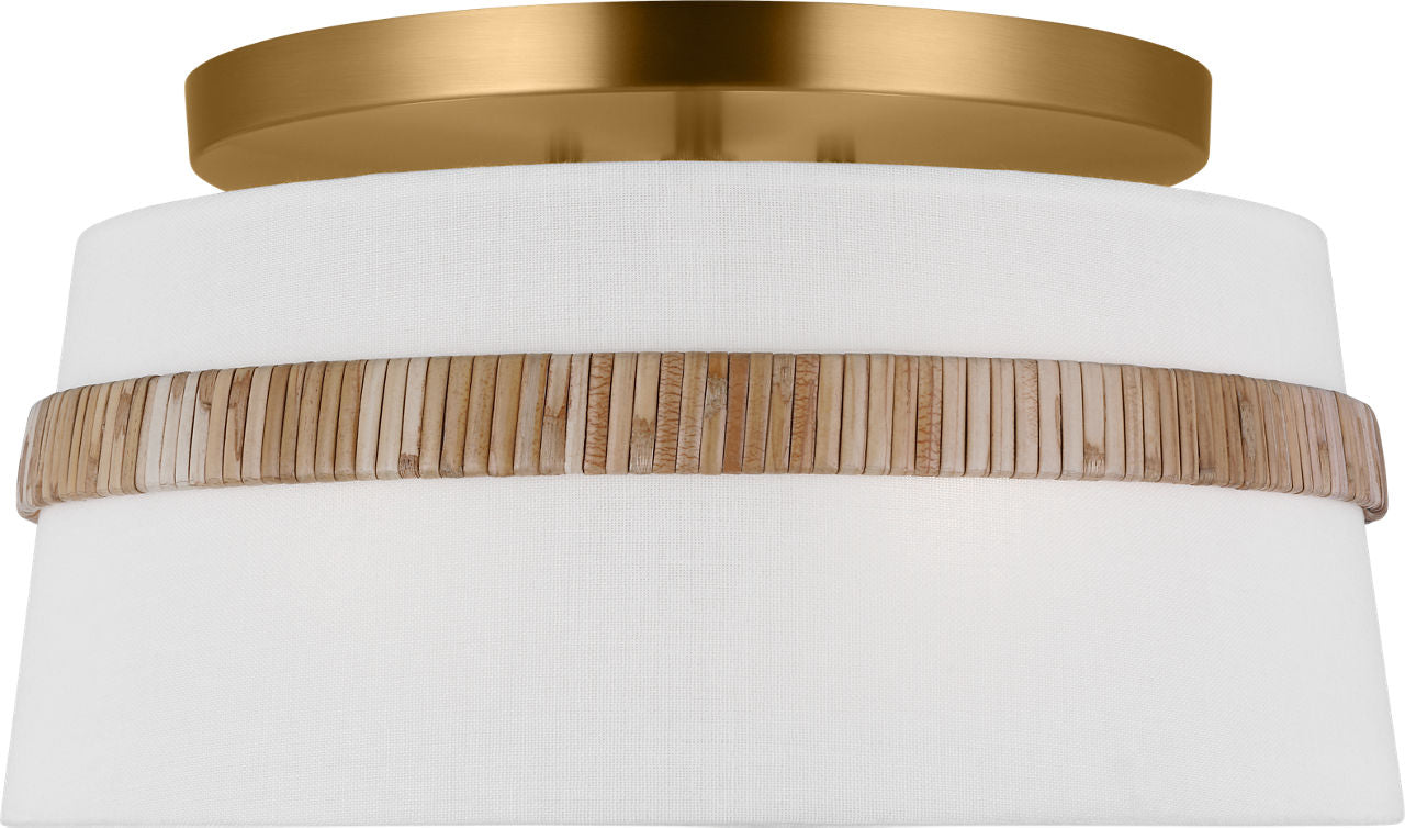 Cordtlandt Small Semi-Flush Mount Rattan