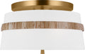 Cordtlandt Small Semi-Flush Mount Rattan