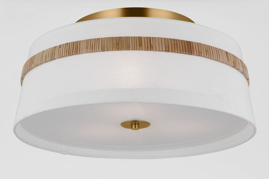 Cordtlandt Large Semi-Flush Mount Rattan
